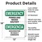 Signmission Power And Water Shutoff, 12 in W x Rectangle, Aluminum OS-2PACK-EM-A-1218-L-10344 - alternate 6